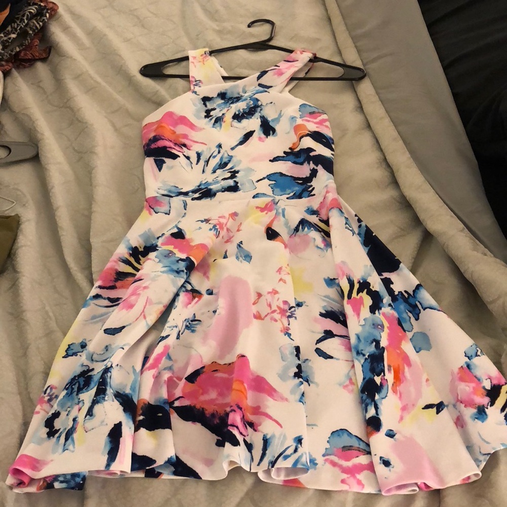 NWOT AQUA Watercolor Dress!